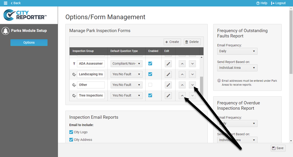 Create form groups