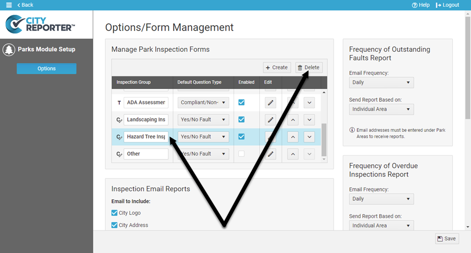 Create groups for forms