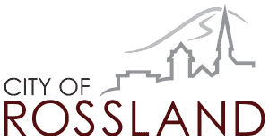 The City of Rossland's logo