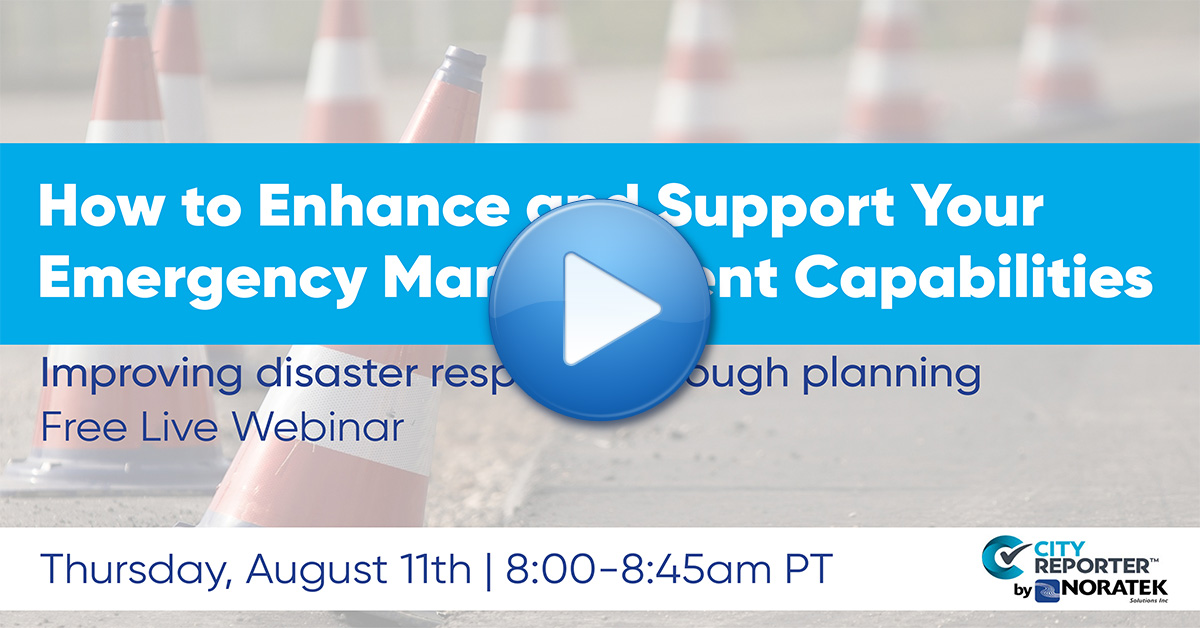 CityReporter's webinar: How to Enhance and Support Your Emergency Management Capabilities